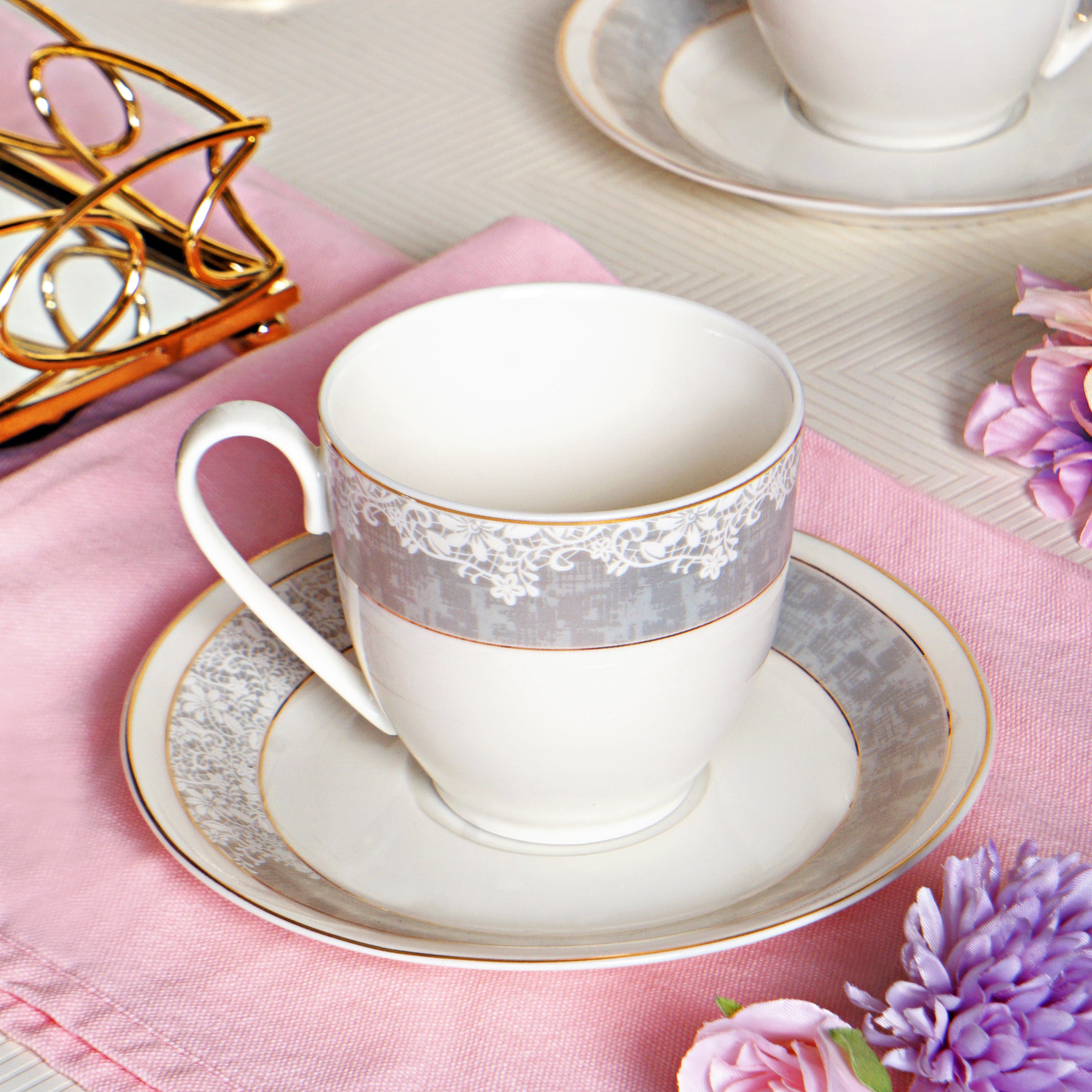 Pearl Elegance 12pc Tea Set