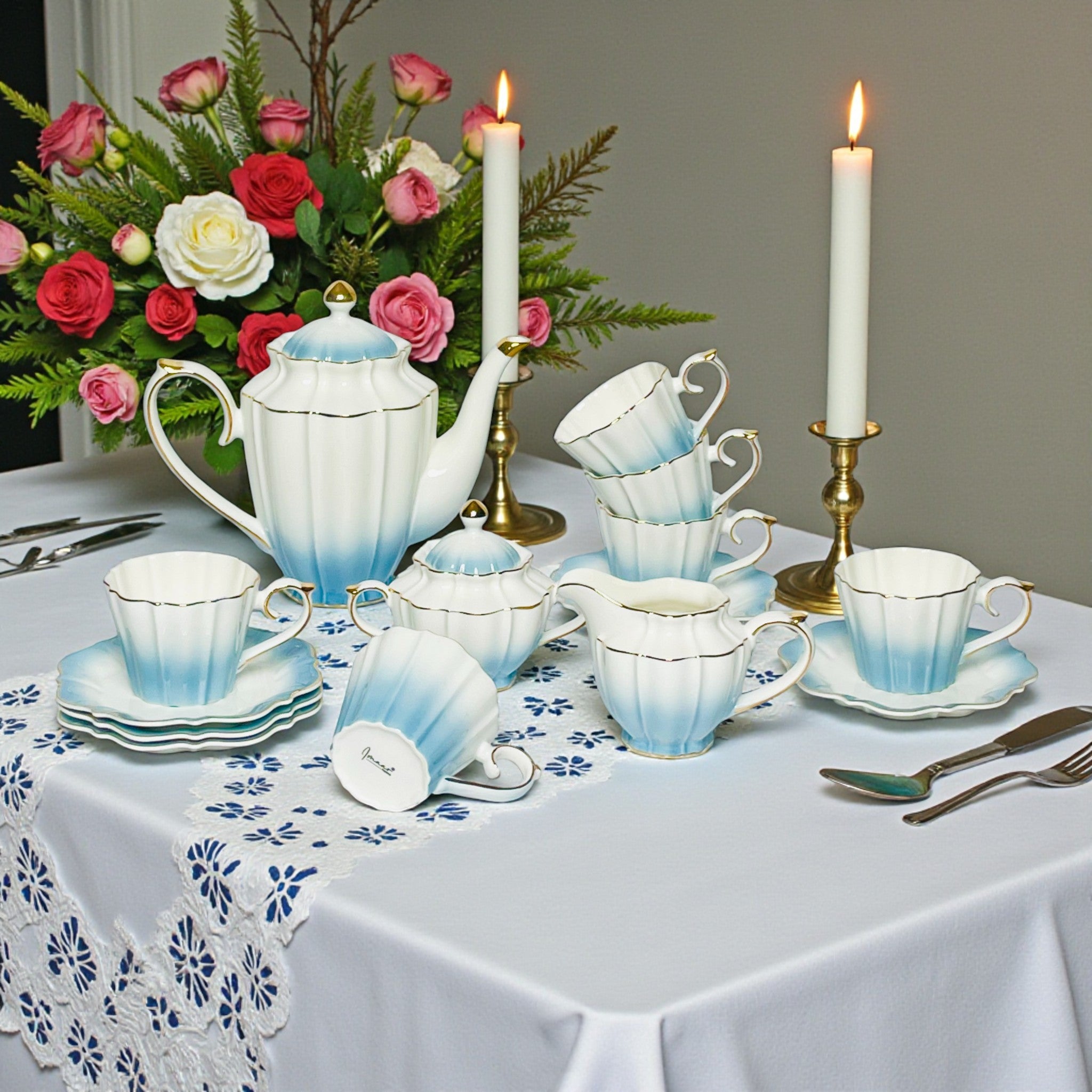 The Grand Duchess - 15Pc Luxury  Tea Set