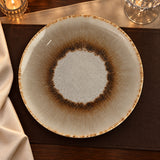 Glaze Ceramic Dinner Plate 6 Pcs