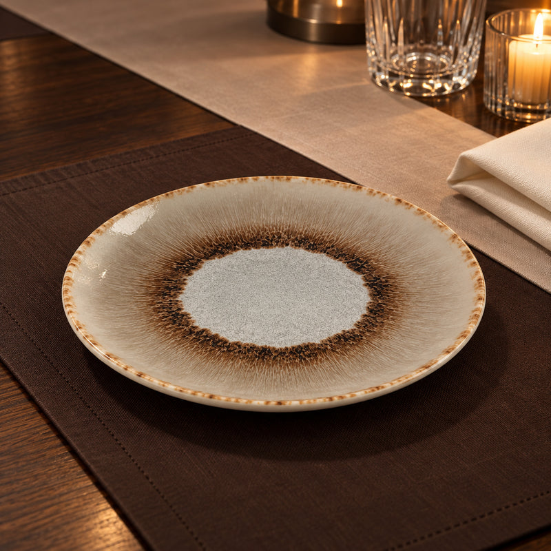 Glaze Ceramic Side & Dessert Plate 6 pcs