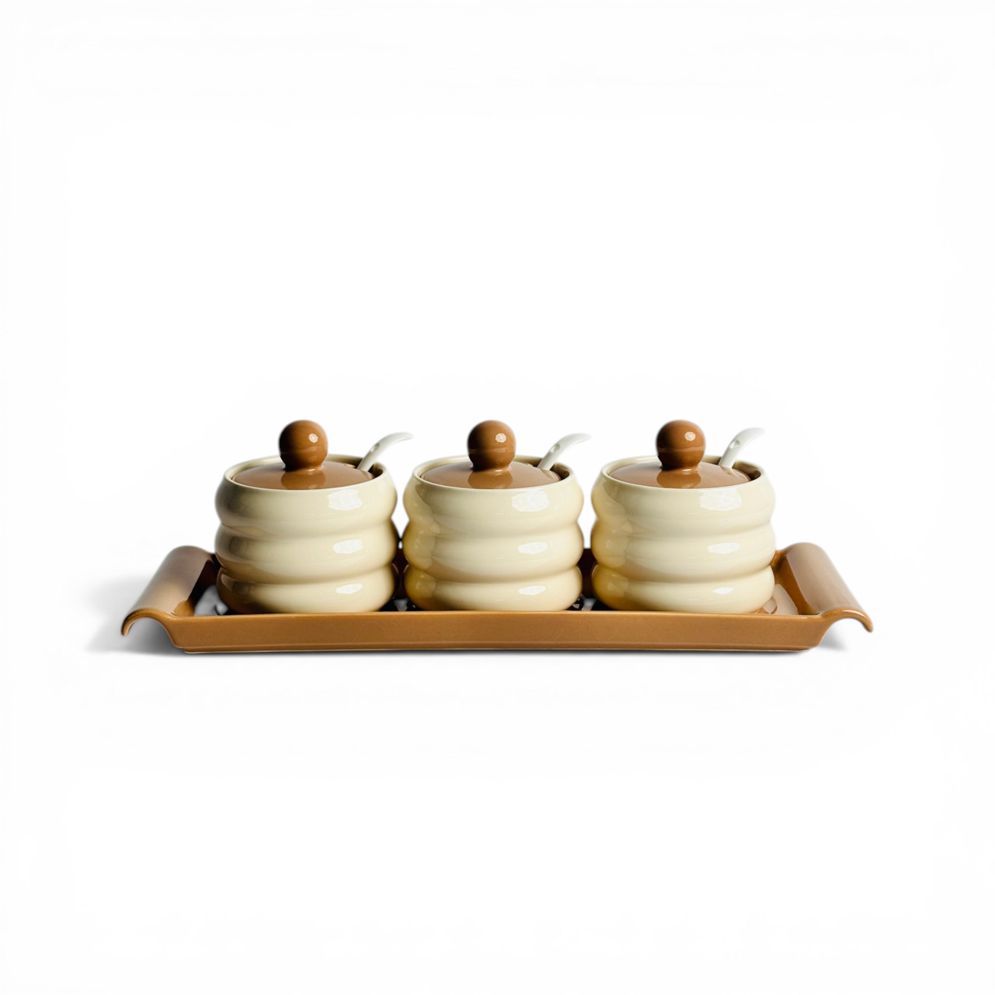 Elegant Ceramic 3Pc Canister Set