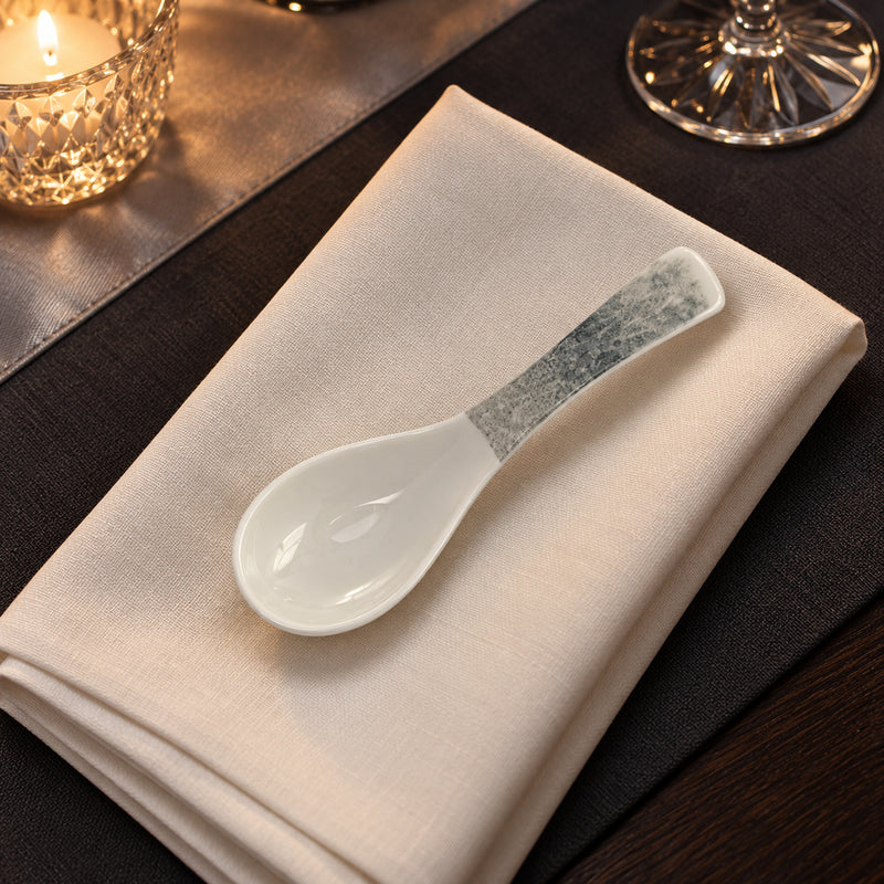 Elegant Soup Bowl & Spoon Set 12 Pcs