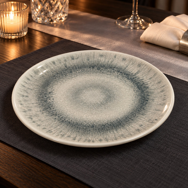 Glaze Ceramic Dinner Plate 6 Pcs