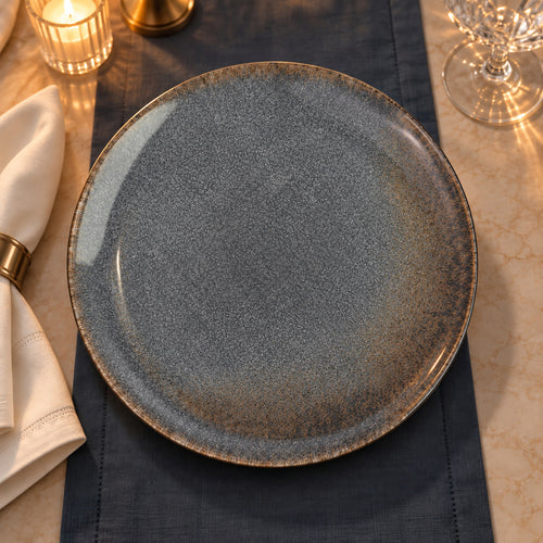 Glaze Ceramic Dinner Plate 6 pcs