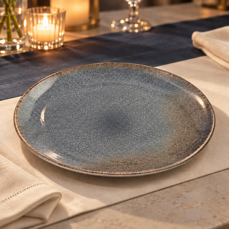 Glaze Ceramic Dinner Plate 6 pcs