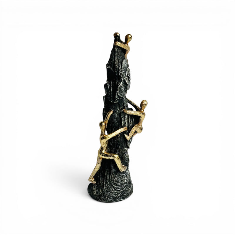 Opulent Climber Man Showpiece