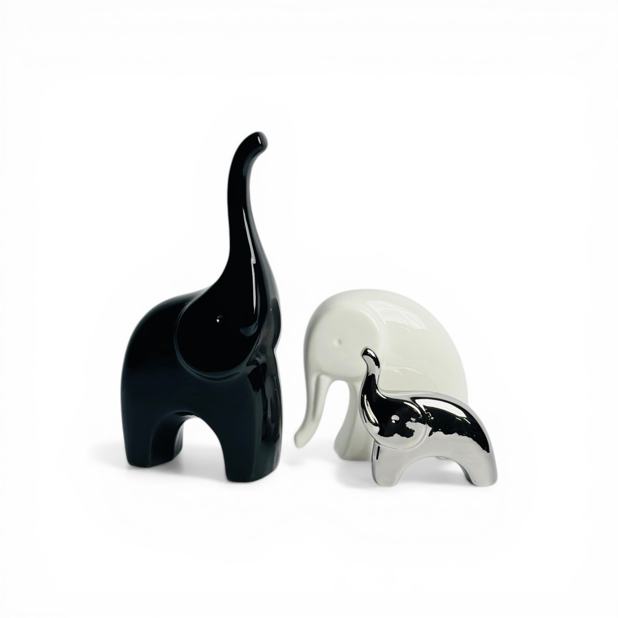 Elegant 3Pc Elephant Showpiece