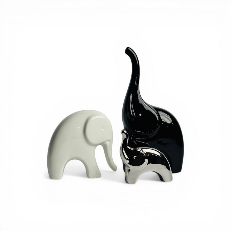 Elegant 3Pc Elephant Showpiece