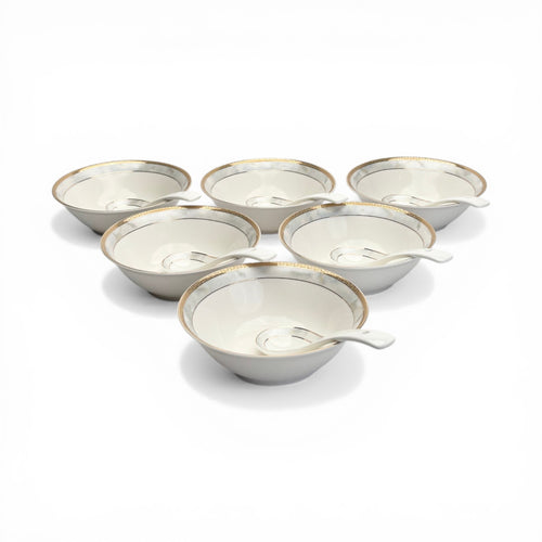 Pearl Marble Elegance 12pc Bowl Set