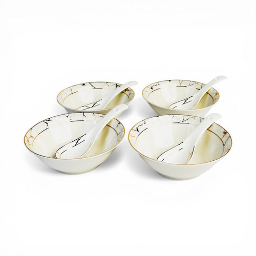 Pearl Luxury Marble 12pc Bowl Set
