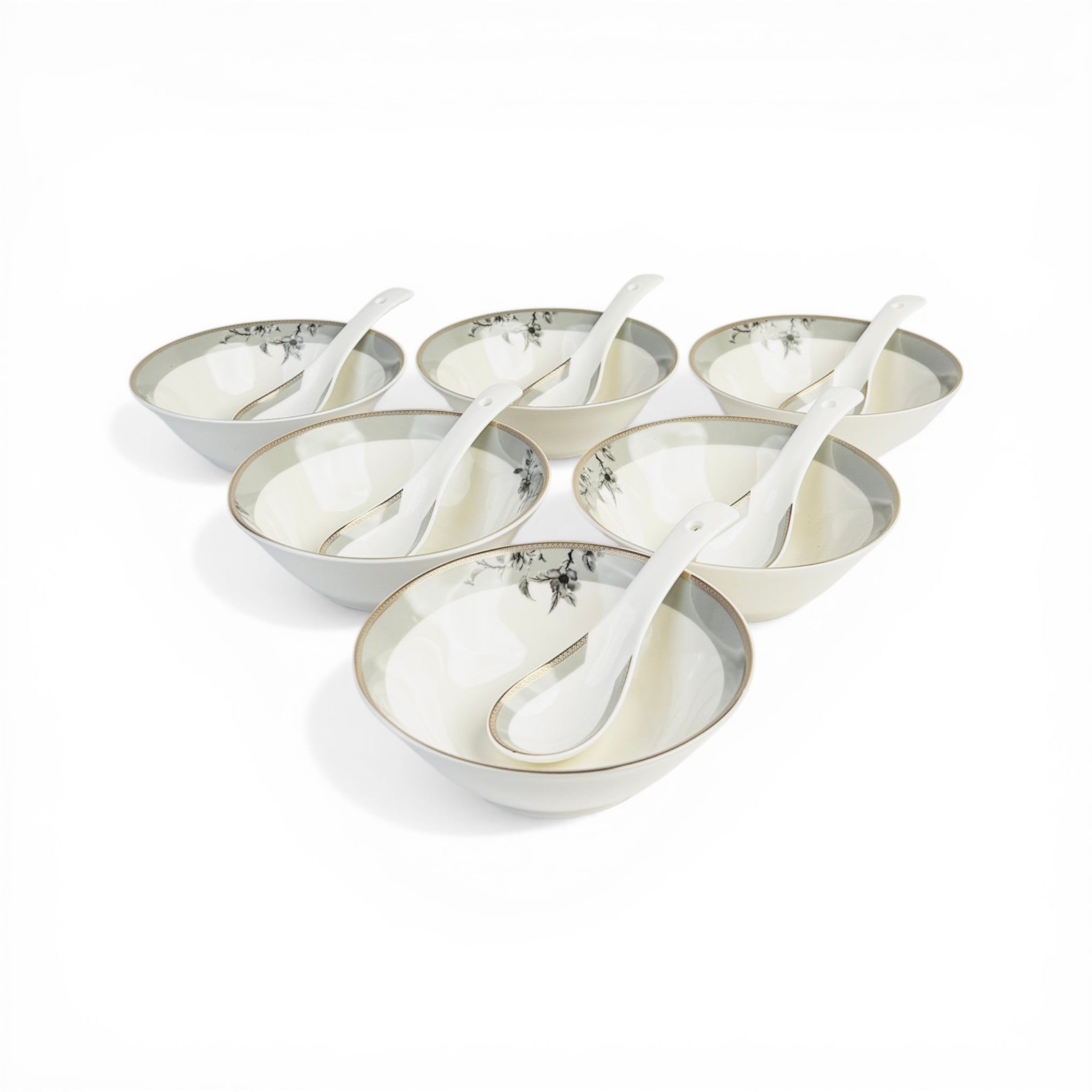 Pearl Ethereal Blossom 12pc Bowl Set