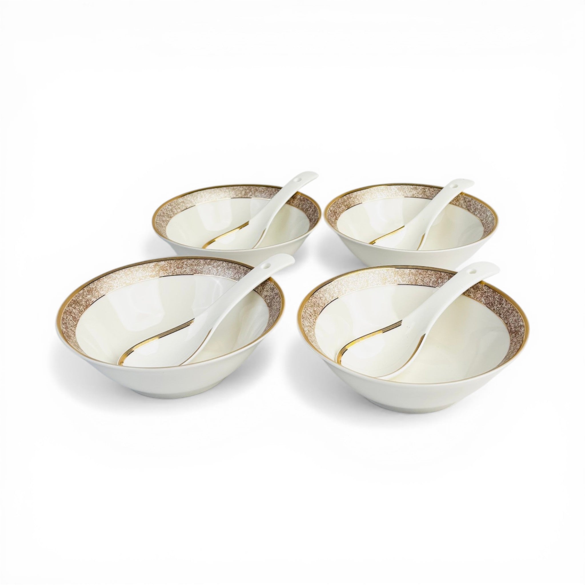 Pearl Amber Mosaic 12pc Bowl Set