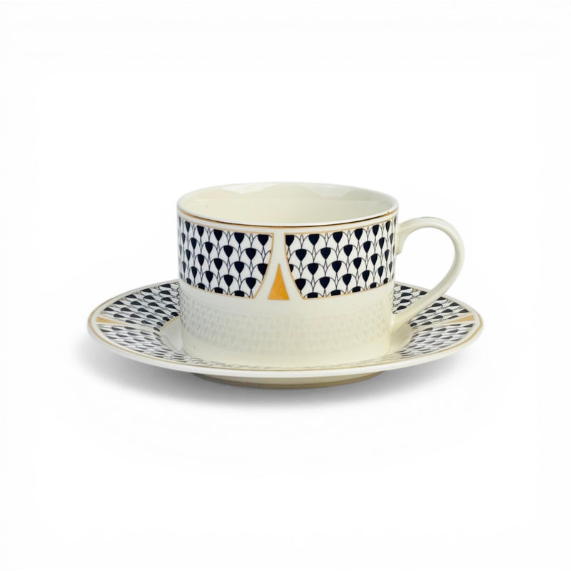 Pearl Midnight Mosaic 12pc Tea Set