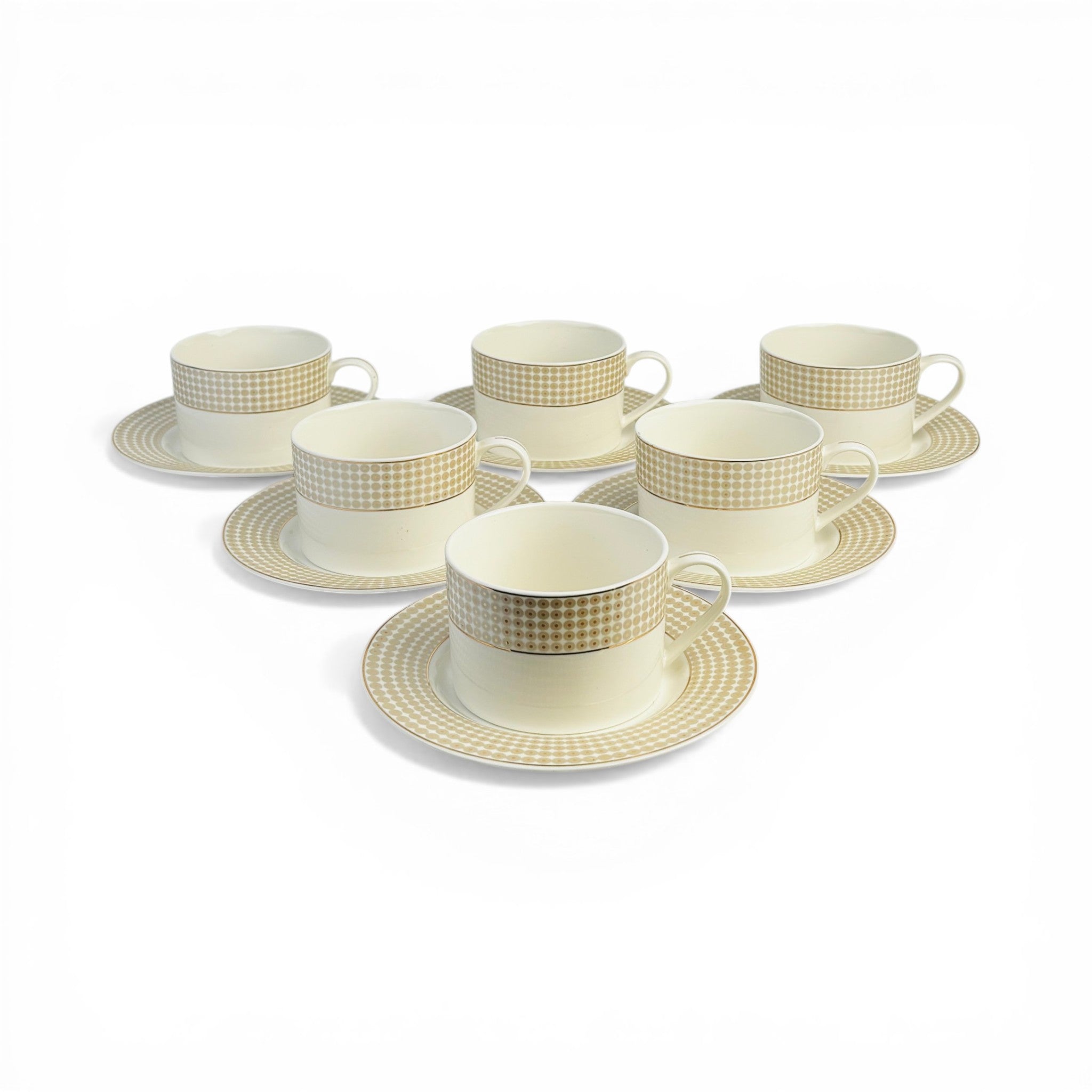 Pearl Tuscan Throne 12pc Tea Set