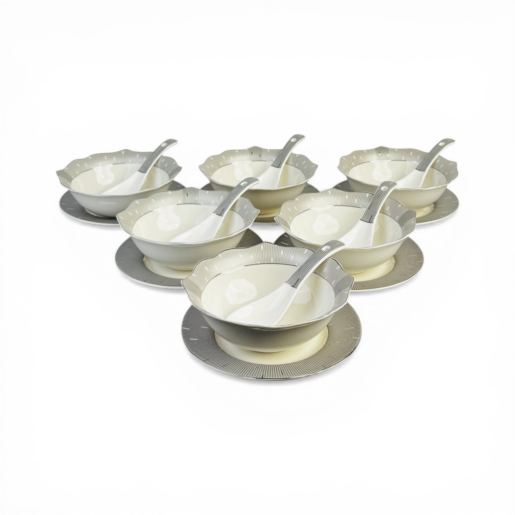 Pearl Timeless Silver 18pc Bowl Set