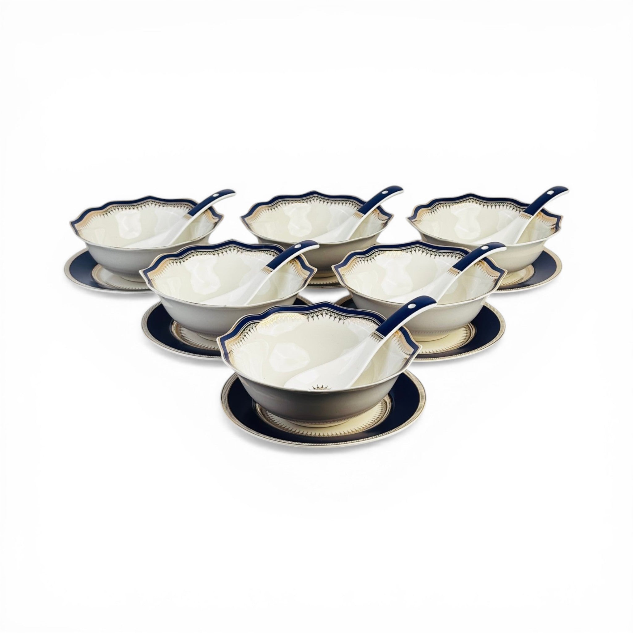 Pearl Imperial Blue 18pc Bowl Set