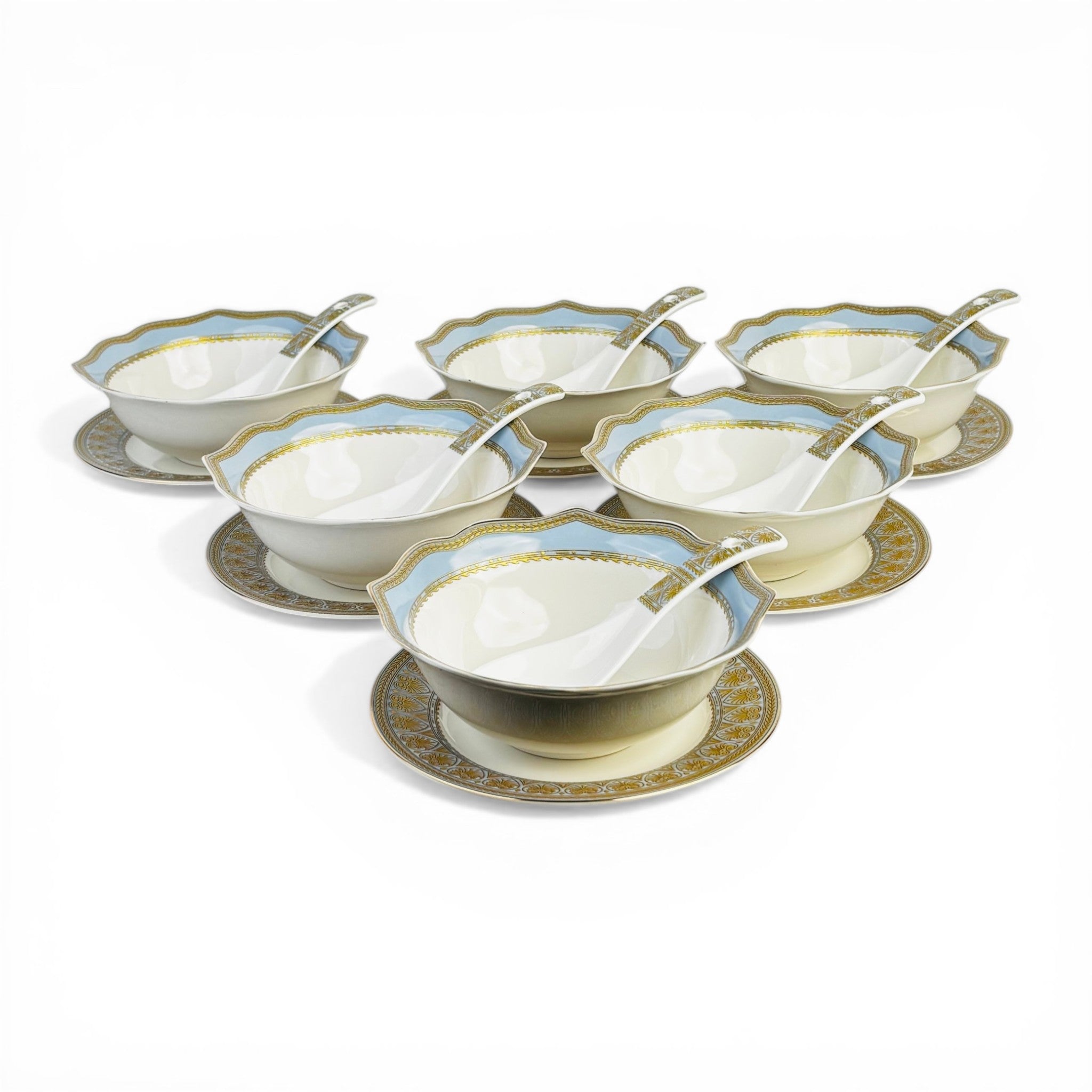 Pearl Cerulian Grandeur 18pc Bowl Set