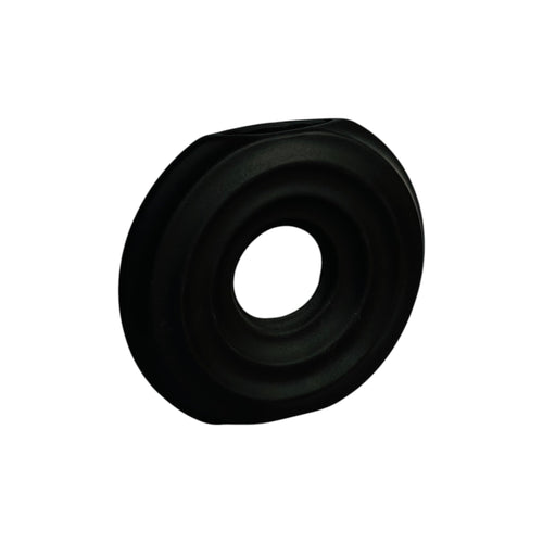 Black Round Ceramic Vase