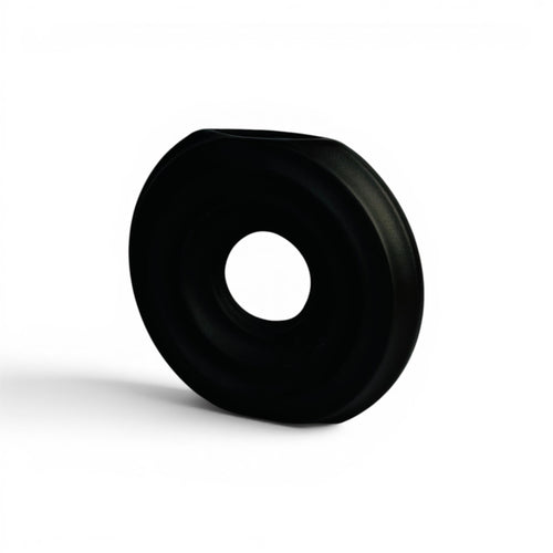Black Round Ceramic Vase