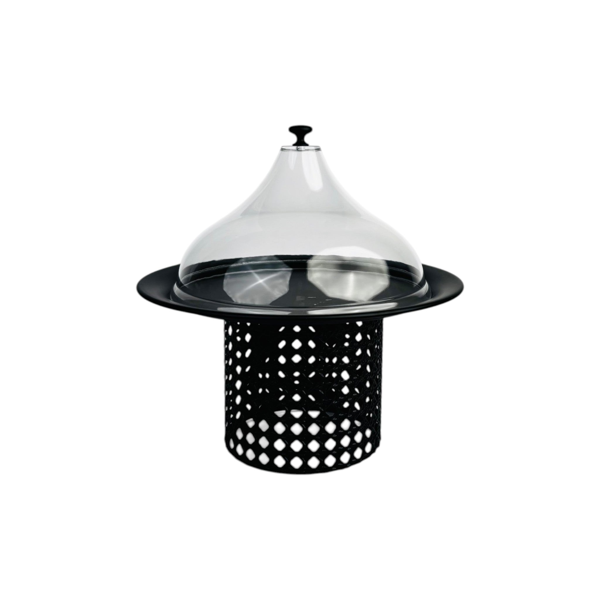 Elegant Cake Stand with Teardrop Lid