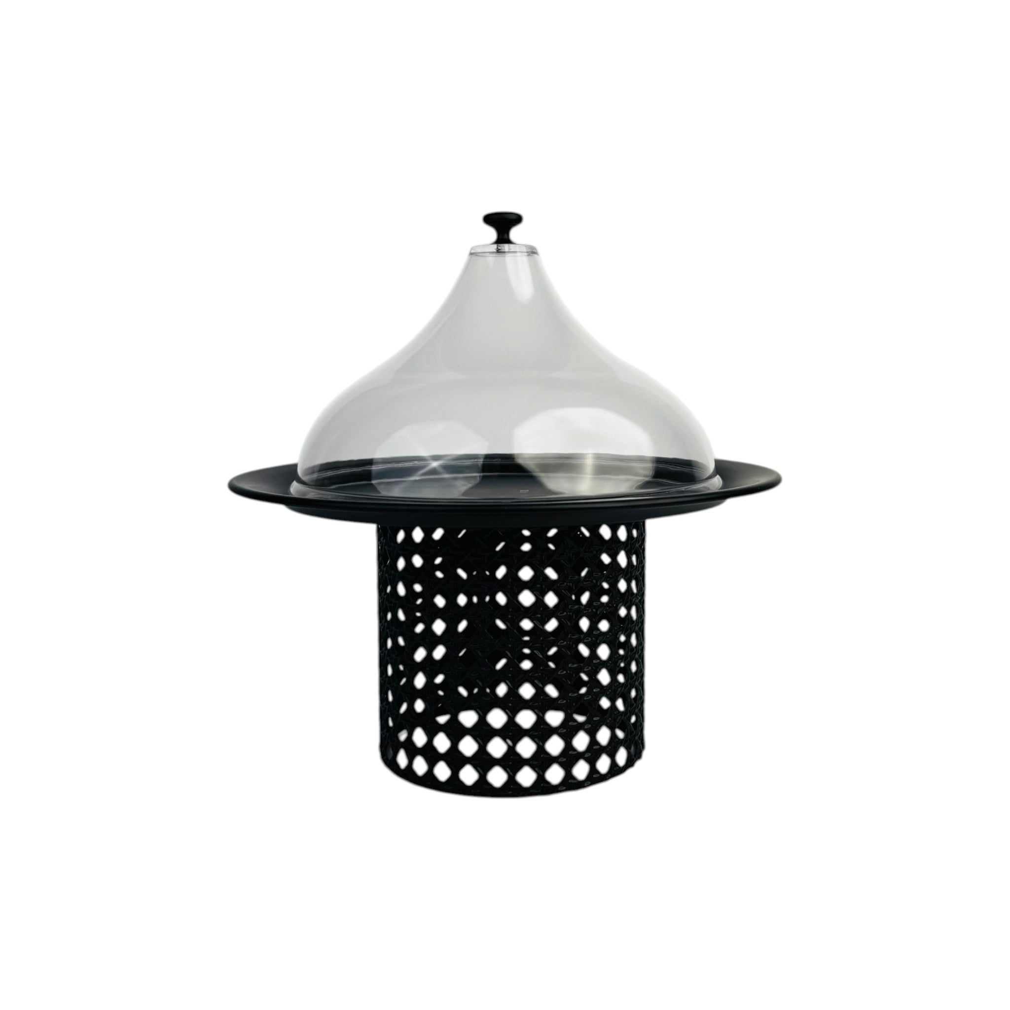 Elegant Cake Stand with Teardrop Lid