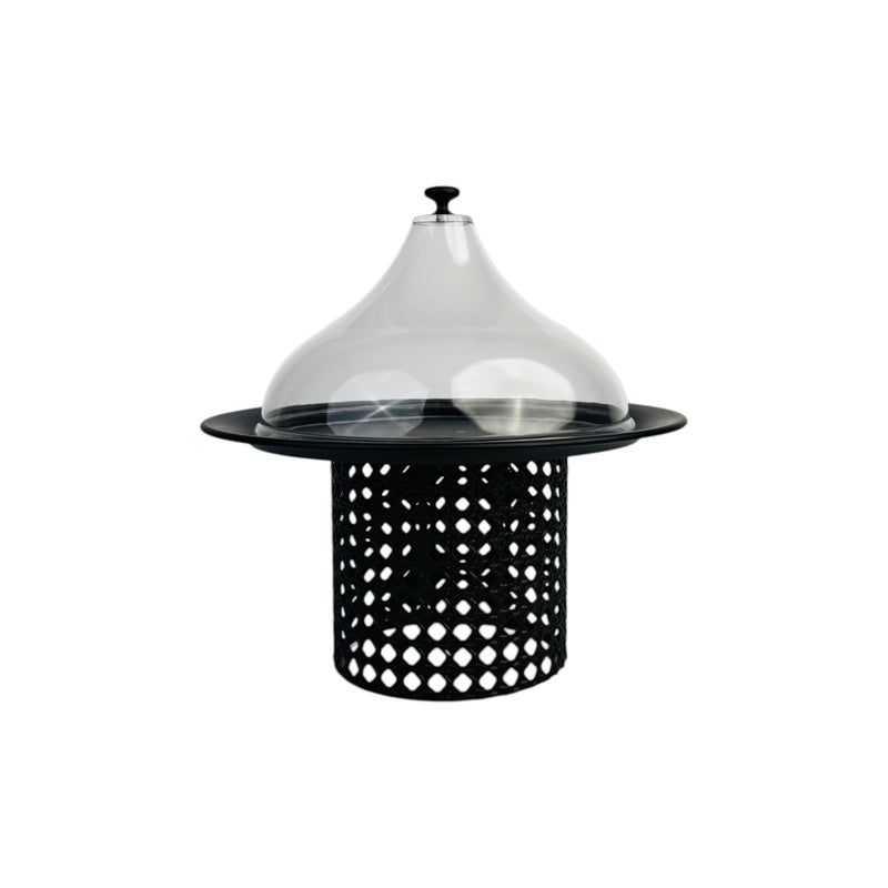 Elegant Cake Stand with Teardrop Lid