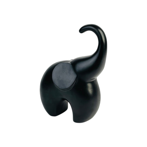 Elegant Elephant Black Showpiece
