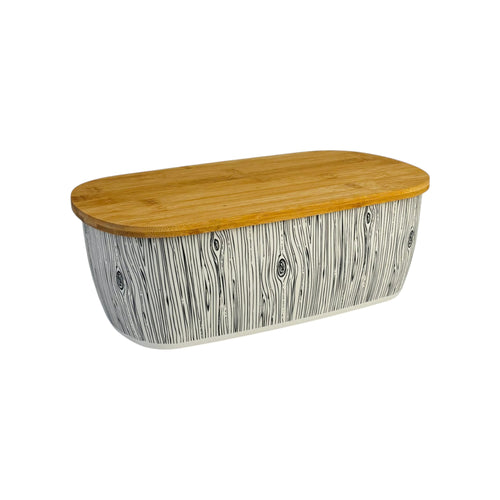 Elegant Storage Box with Bamboo Lid