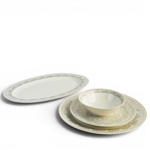 Pearl Elegance 21pc Dinner Set