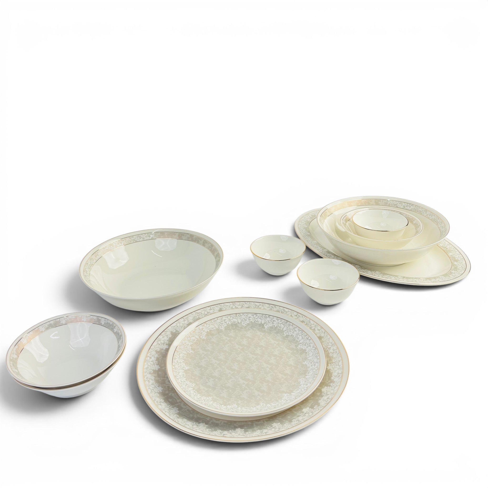 Pearl Elegance 21pc Dinner Set