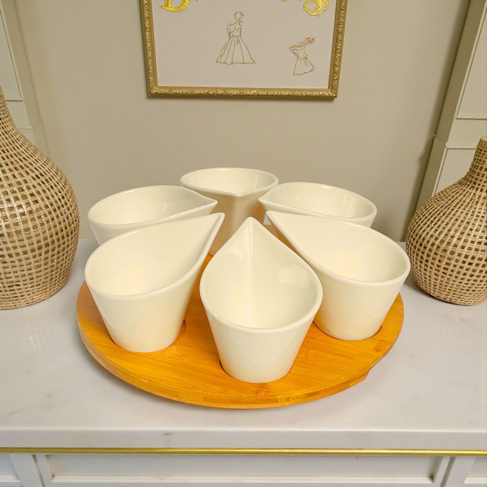 Opulent Ceramic 7Pc Service Set