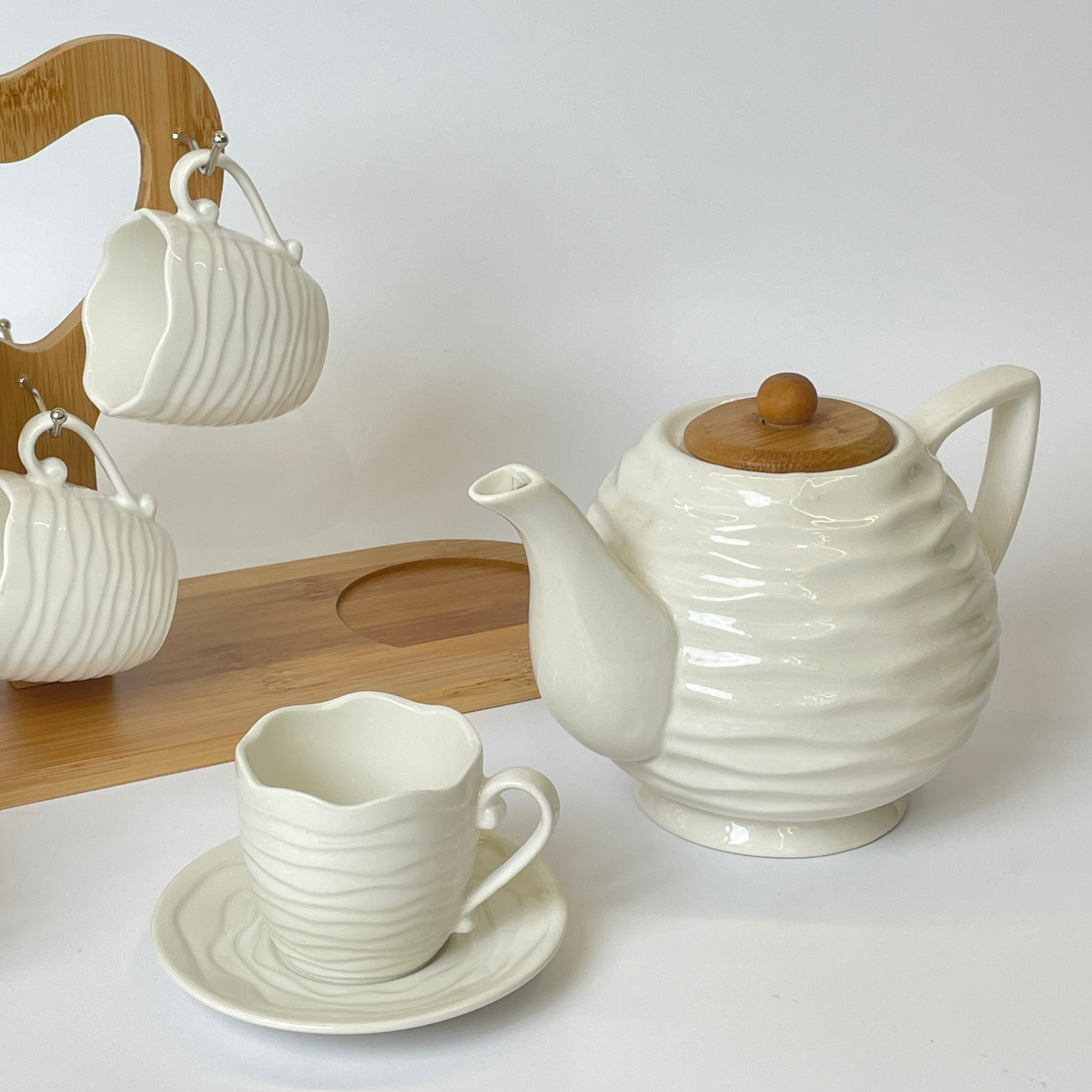 Opulent Ceramic 13Pc Tea Set