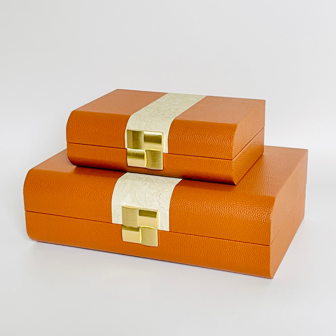 Luxury Elegance 2Piece Storage Box Set