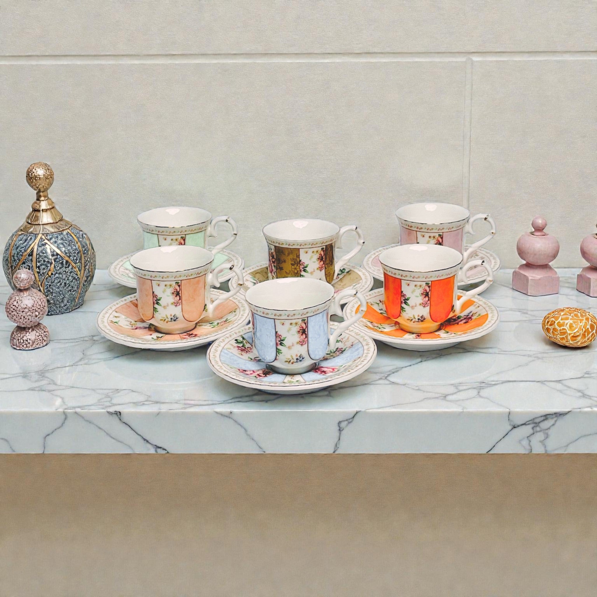 Floral Beauty - 12pc Tea Set