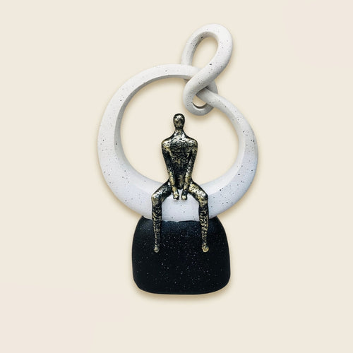 Artisan Abstract Thinker Sculpture
