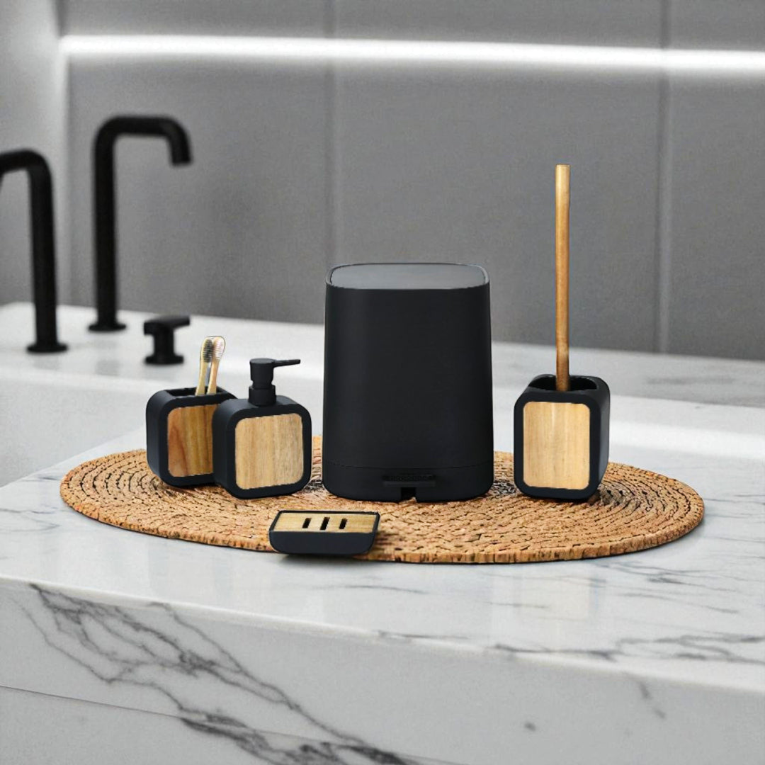 AquaBloom - 5Pc Bathroom Set
