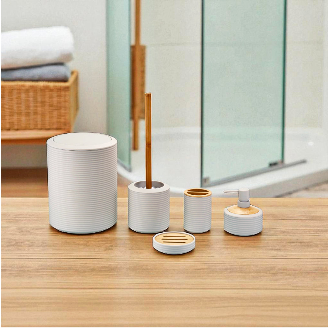 Grace Essentials - 5Pc Bathroom Set