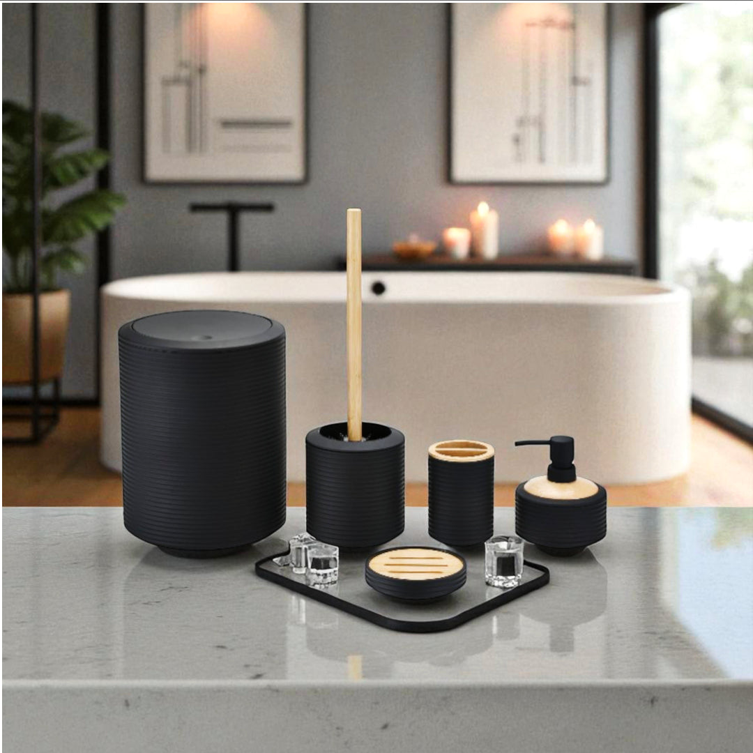Grace Essentials - 5Pc Bathroom Set