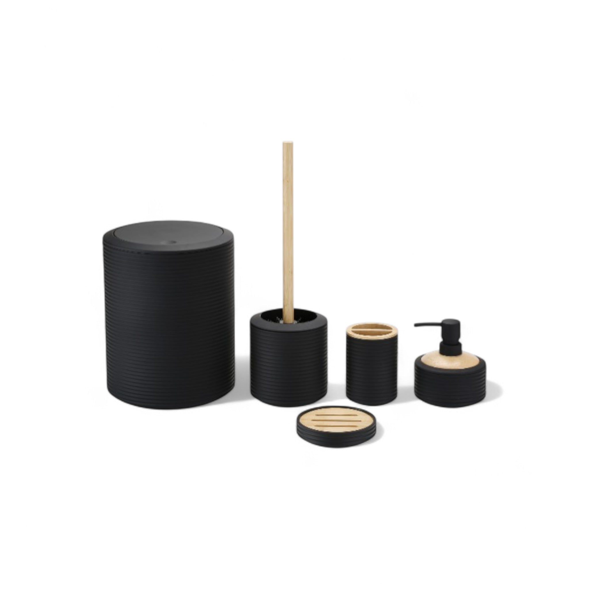 Grace Essentials - 5Pc Bathroom Set