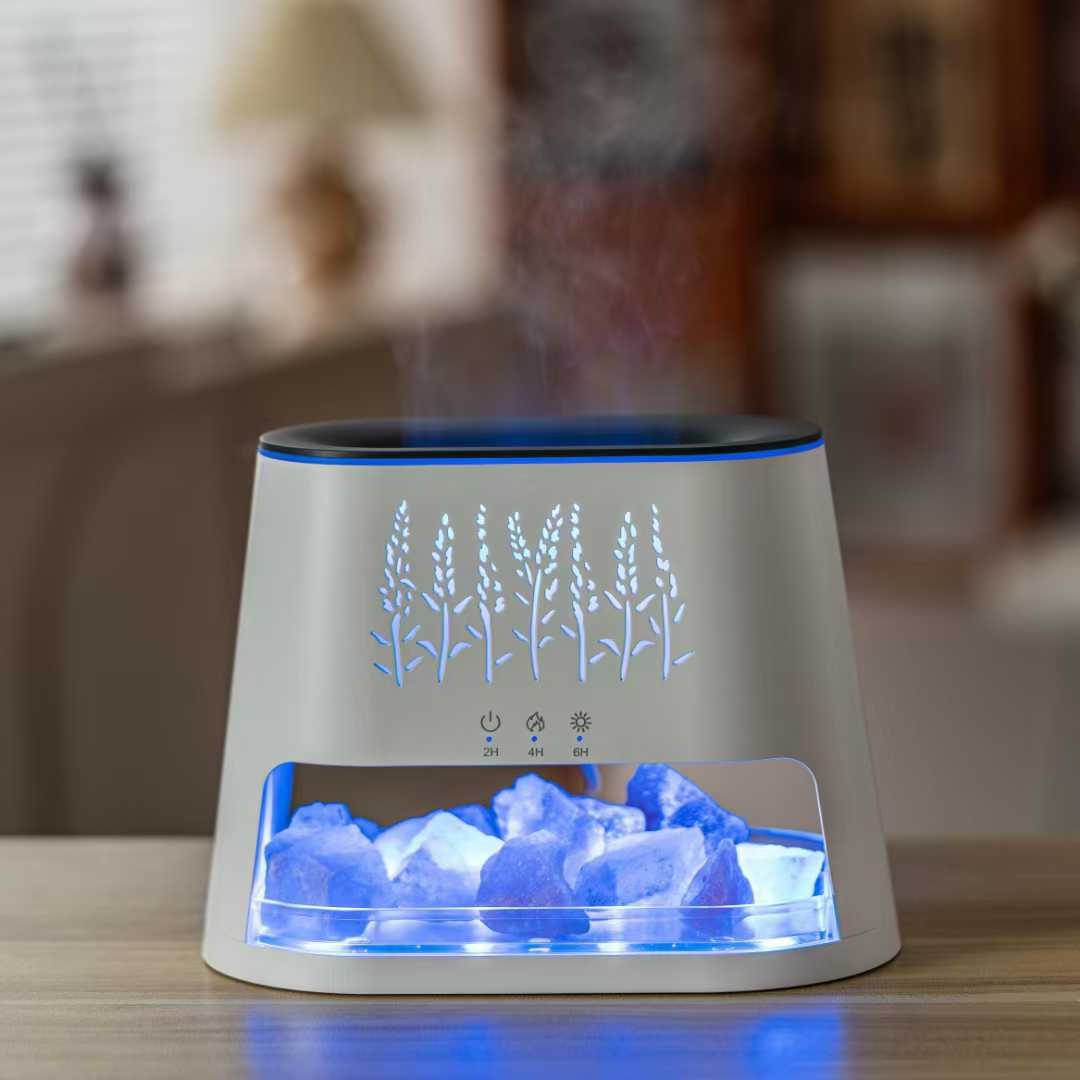 AuraBeam Diffuser – Radiant Mist with Soothing Light & Crystal Effect