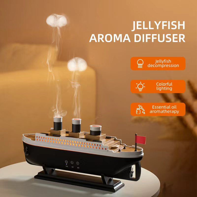 Titanic Ship Aroma Diffuser – Sail into Serenity with Aromatherapy Mist