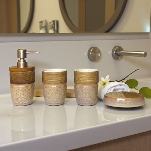 Premium Bathroom Dispenser Set