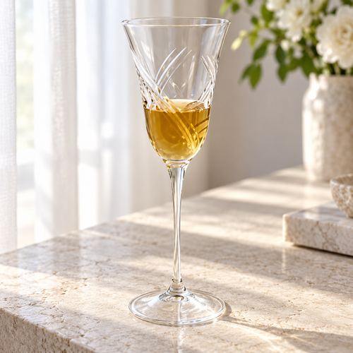 Crystal Champagne Flute Set of 4 Pcs
