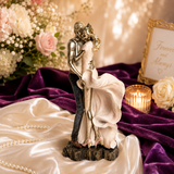 Golden Embrace Couple Figurine