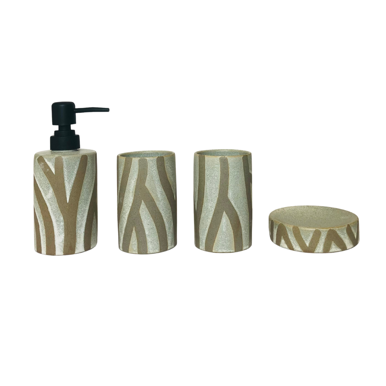 Aesthetic Bathroom Dispenser Set