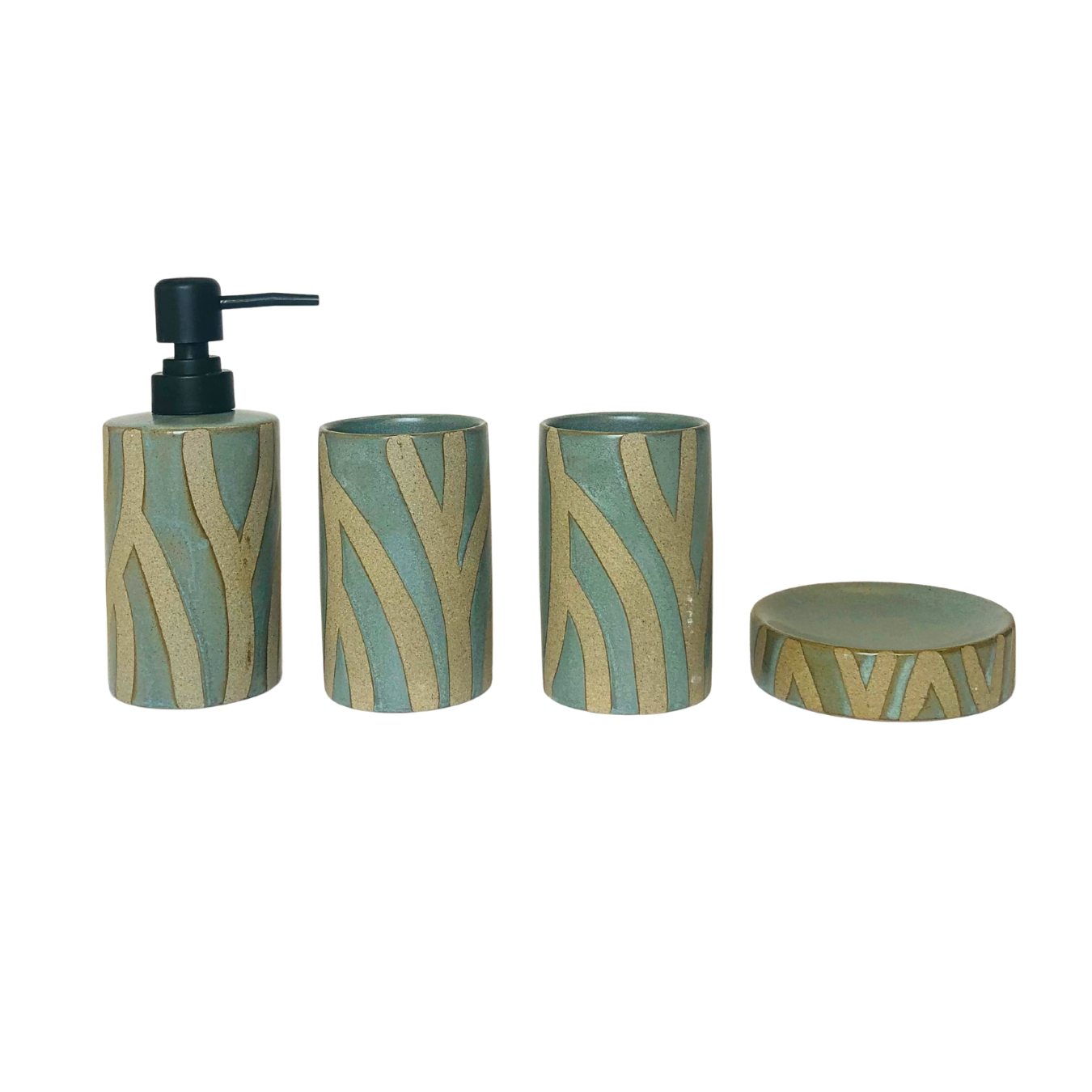 Aesthetic Bathroom Dispenser Set