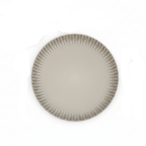 Minimalist Matte Cream Serving Dish Plate 10.5 Inch