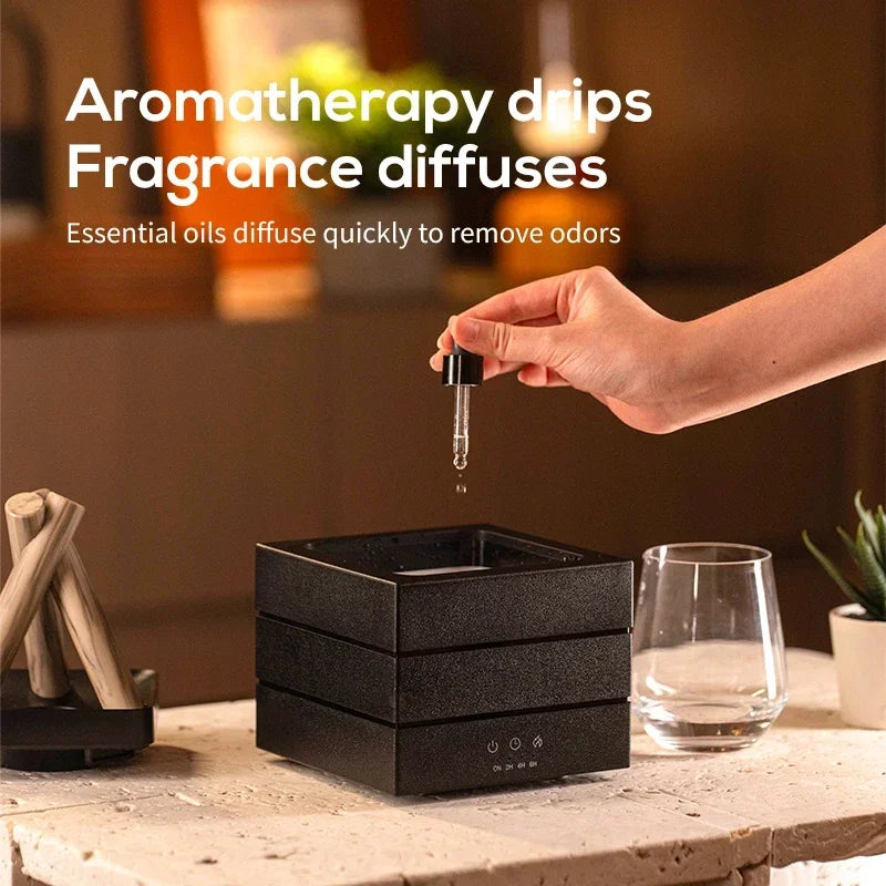 LuxeWood Aroma Diffuser – Nature-Inspired Tranquility