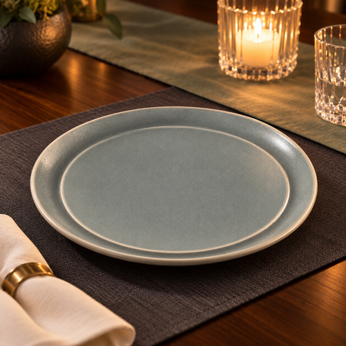 Glaze Ceramic Dinner Plate 6 pcs