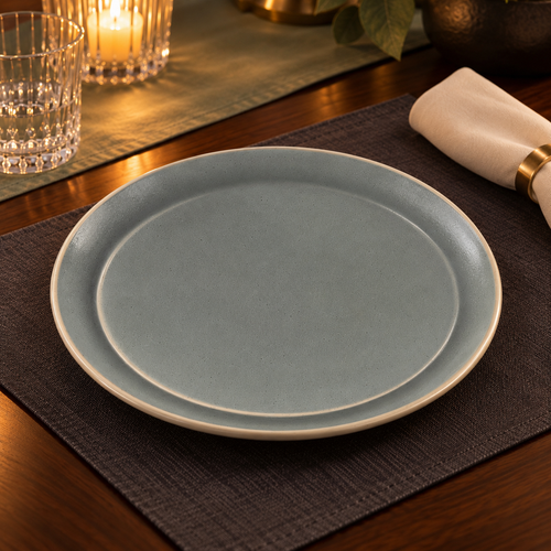 Glaze Ceramic Dinner Plate 6 pcs